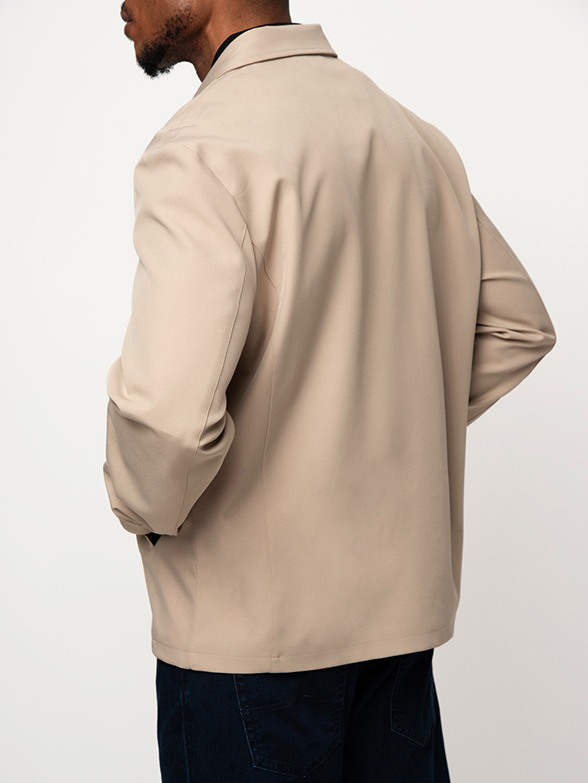 Harrington Tech Jacket in Stone