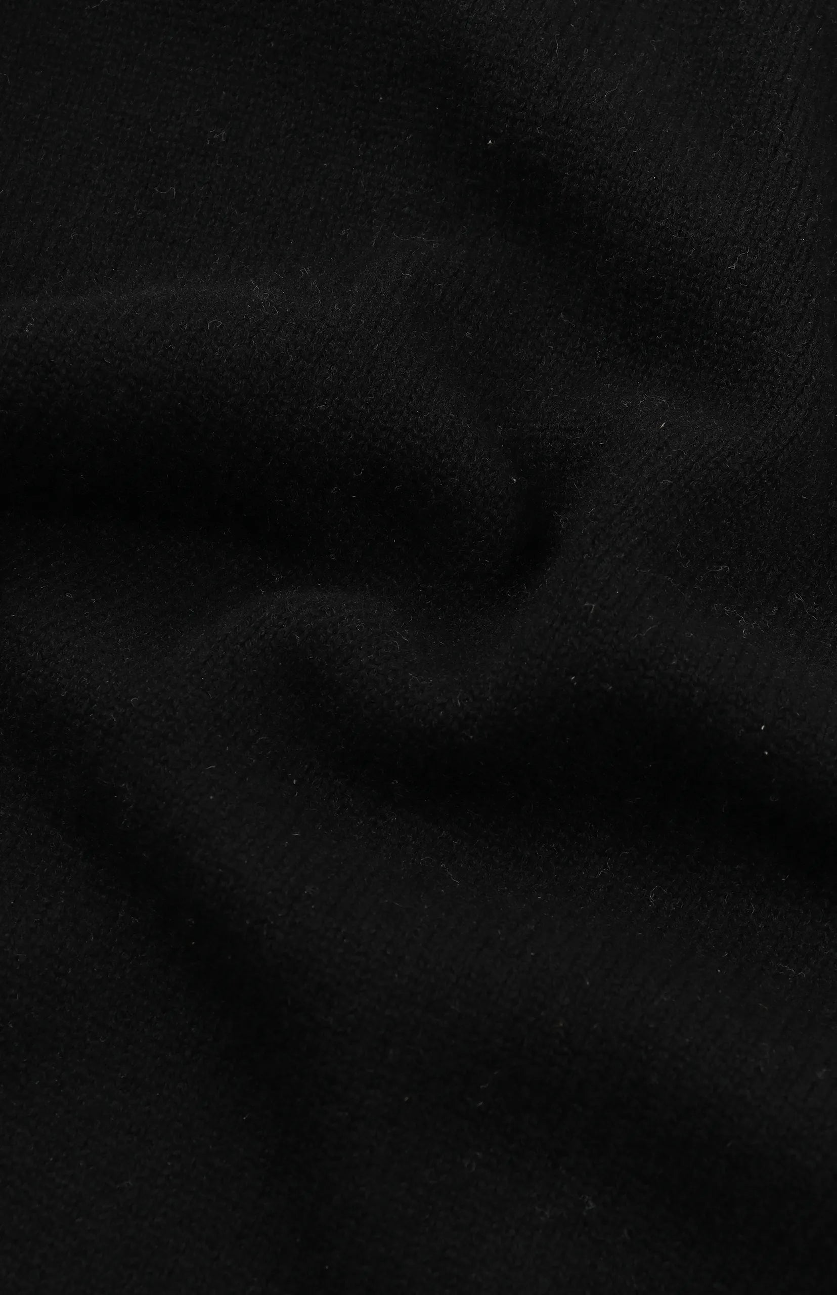 Henry Lambswool V-Neck Sweater in Black