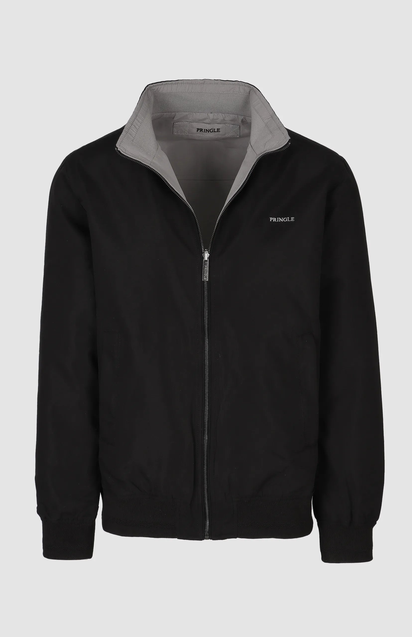 Larry Reversible Jacket in Black / Grey