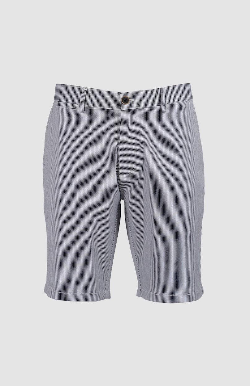 Mike Striped Shorts in Blue / White