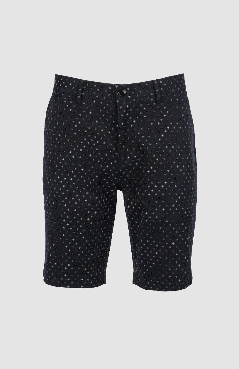 Peter Printed Shorts in Navy