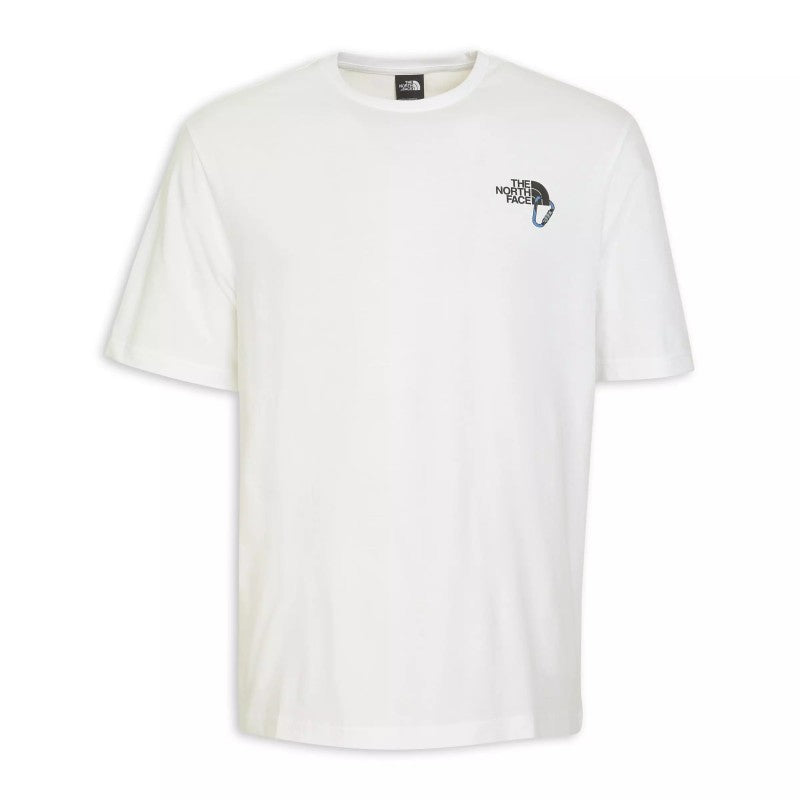Carabiner Relaxed Tee in TNF White