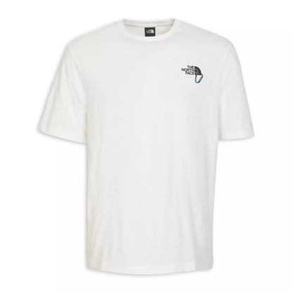 Carabiner Relaxed Tee in TNF White