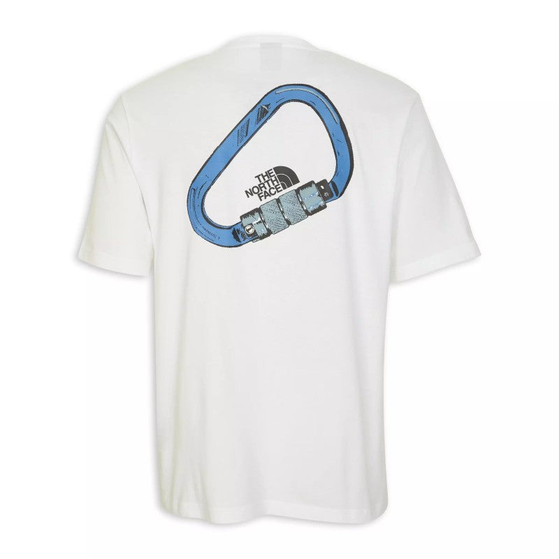 Carabiner Relaxed Tee in TNF White