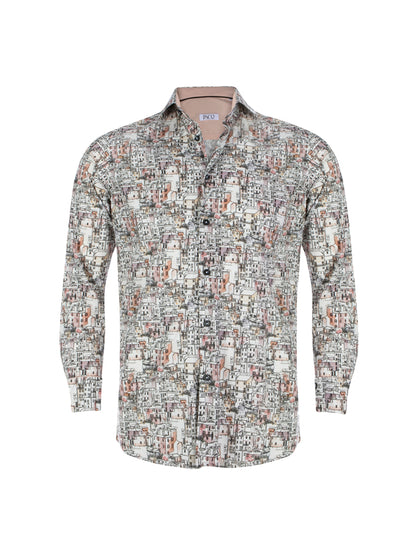 Villa Print Cotton Shirt