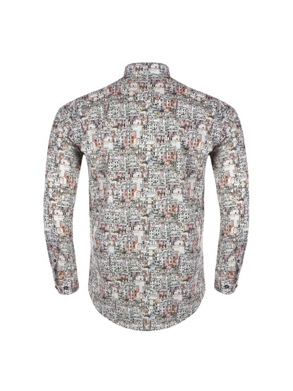 Villa Print Cotton Shirt