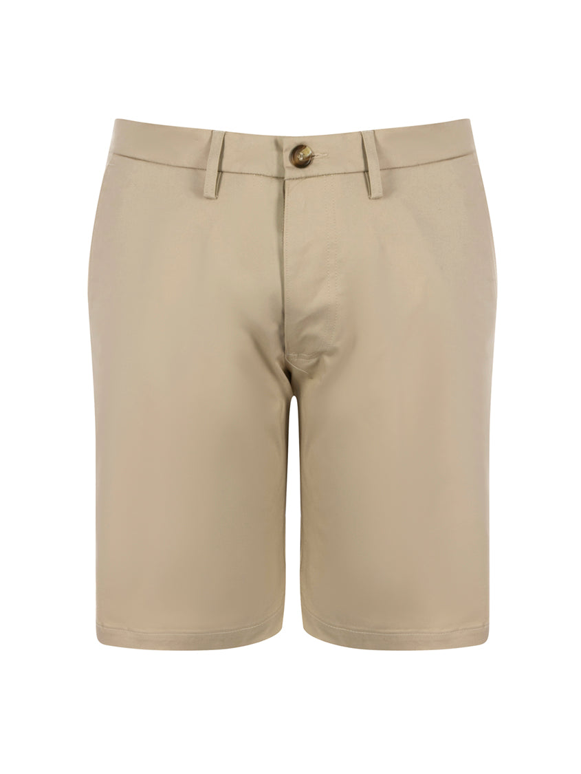 Essential Slim Stretch Chino Short in Sandstone