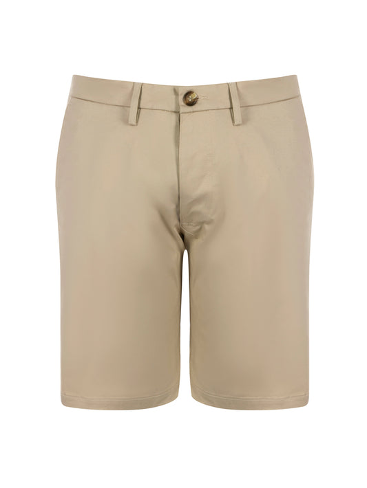 Essential Slim Stretch Chino Short in Sandstone