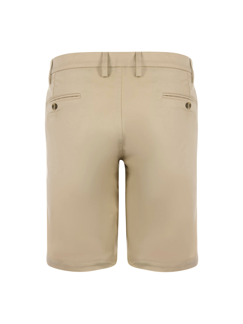 Essential Slim Stretch Chino Short in Sandstone