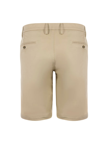 Essential Slim Stretch Chino Short in Sandstone