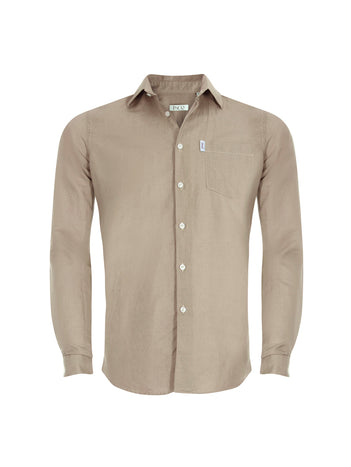 Essential Linen/Cotton Shirt in Natural