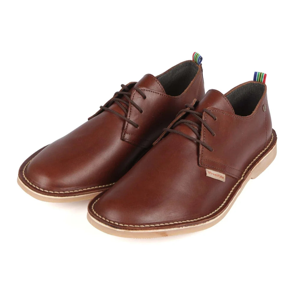 Rambler Premium Leather Shoe in Pitstop Brown