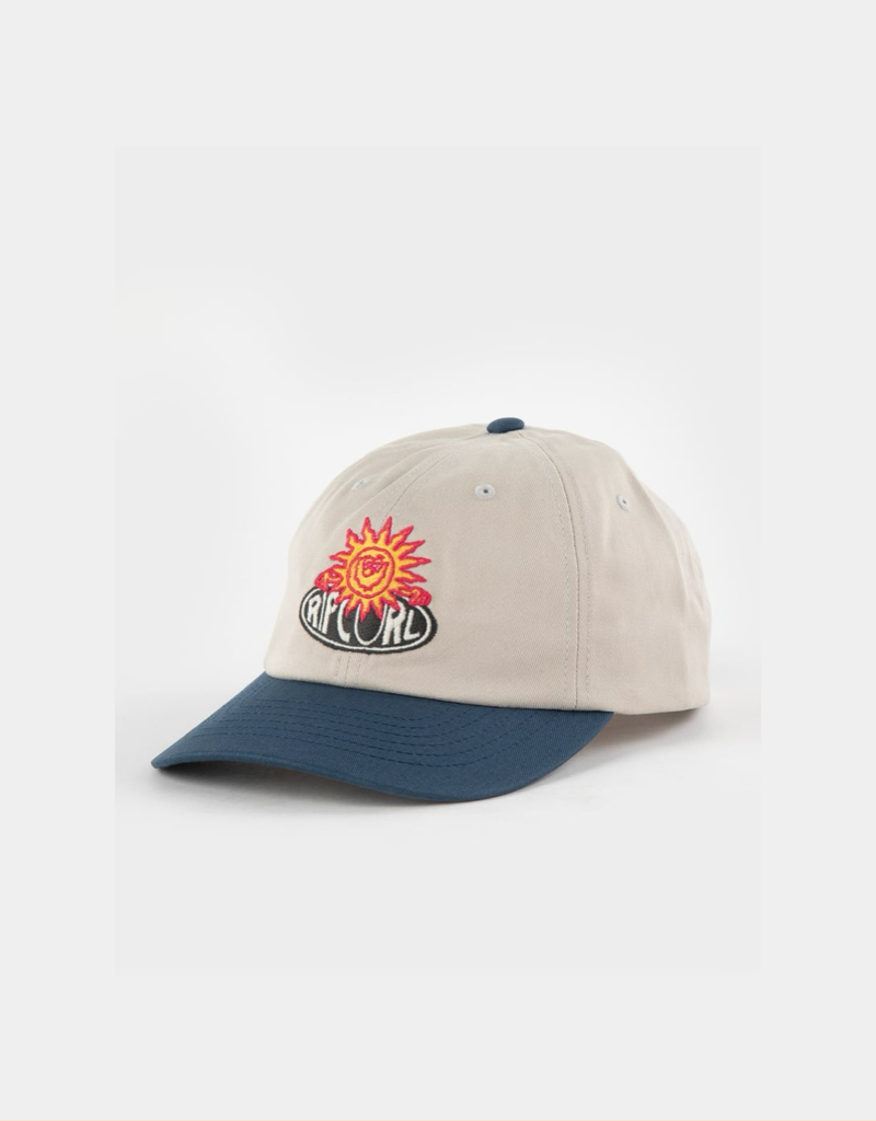 Sun Buzzed Snapback Cap in Washed Navy