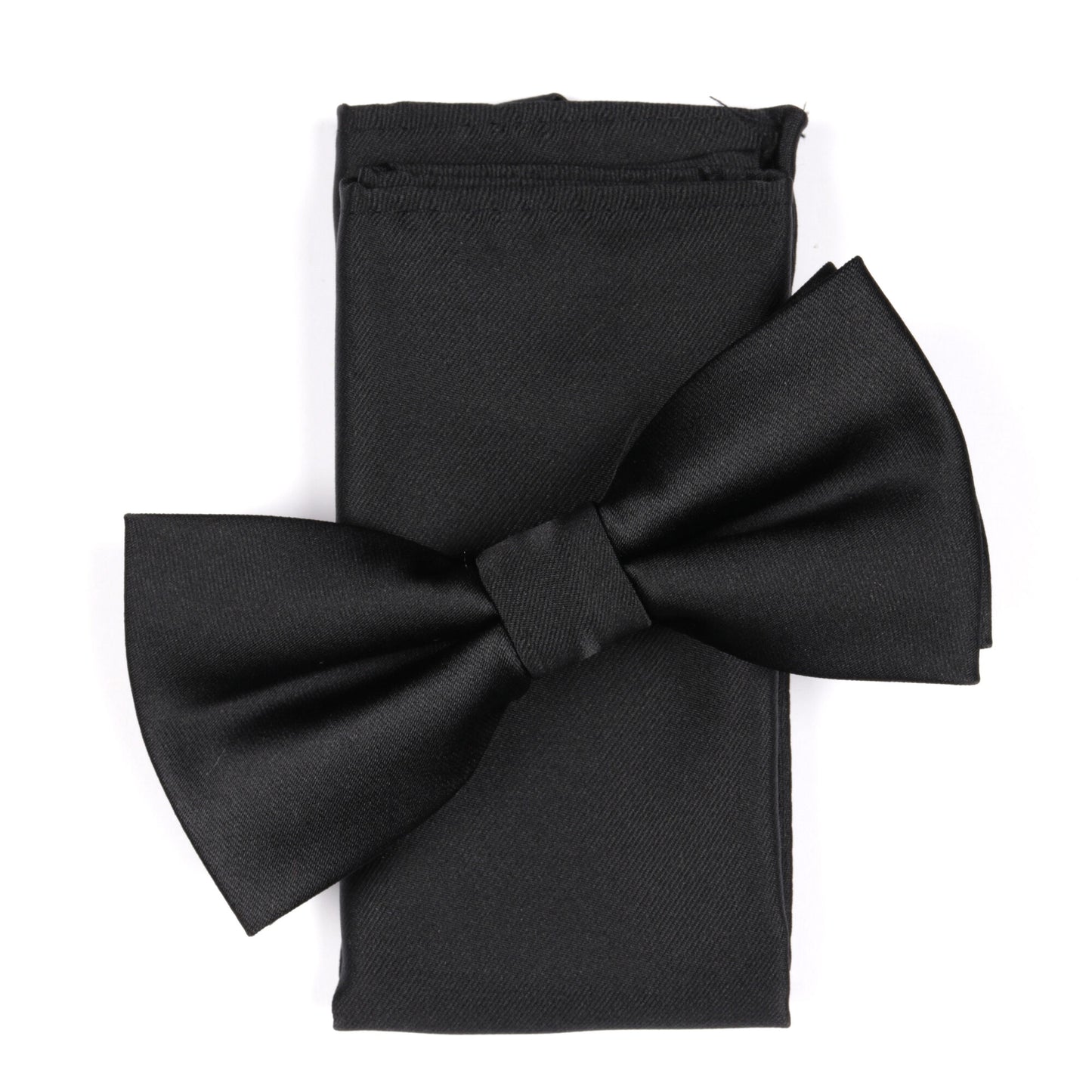 Classic Plain Bow Tie in Black