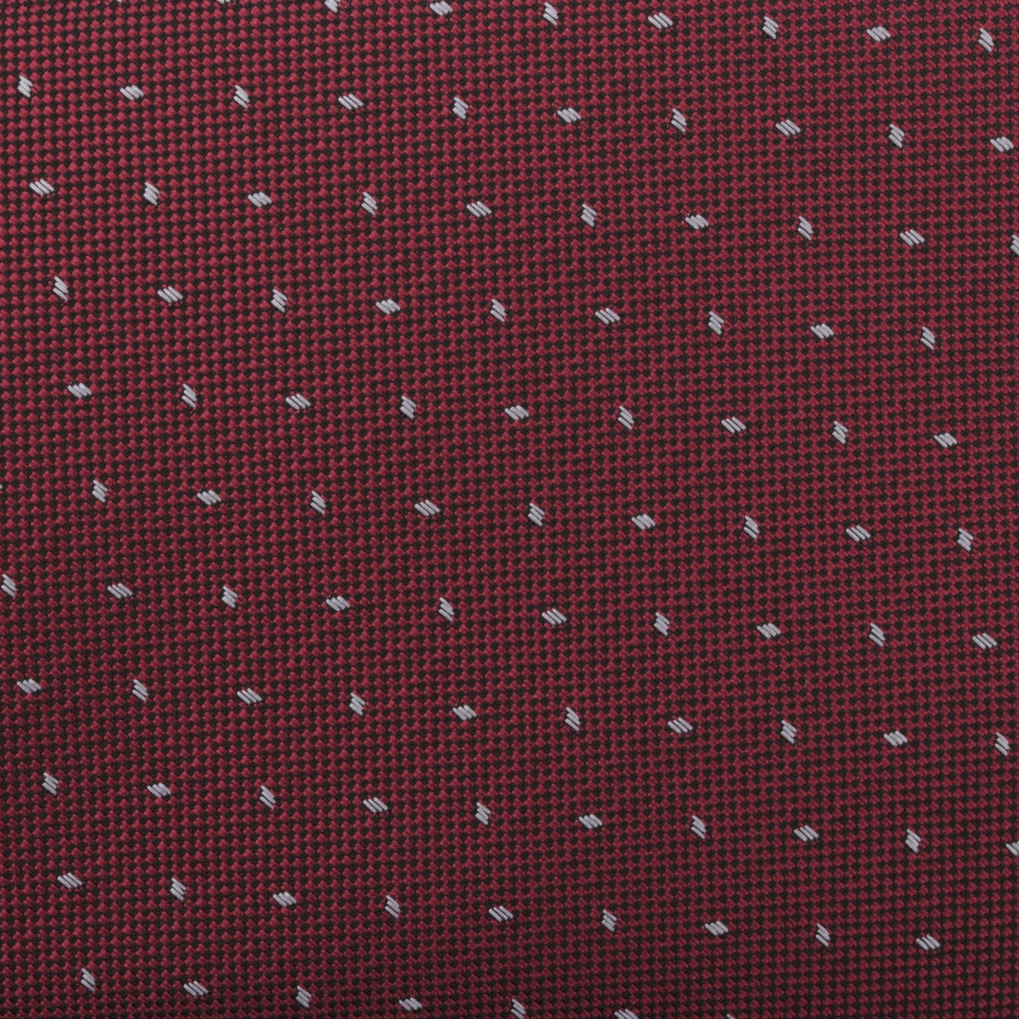 Tie & Pocket Square in Geometric Red