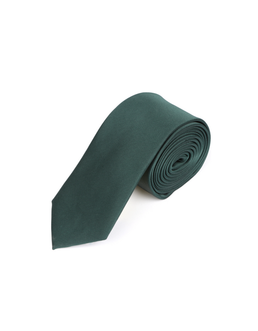 Classic Skinny Tie in Bottle Green