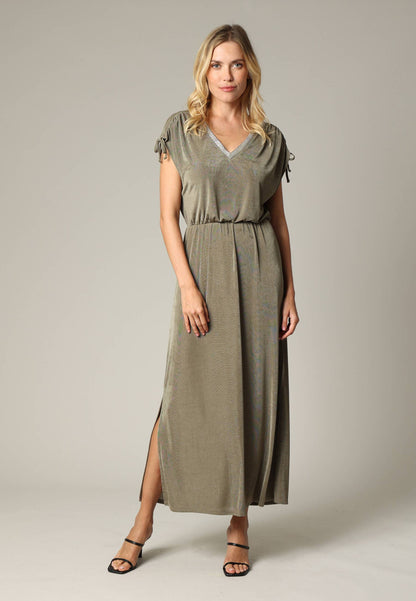 Rosa Jane Maxi Dress in Khaki
