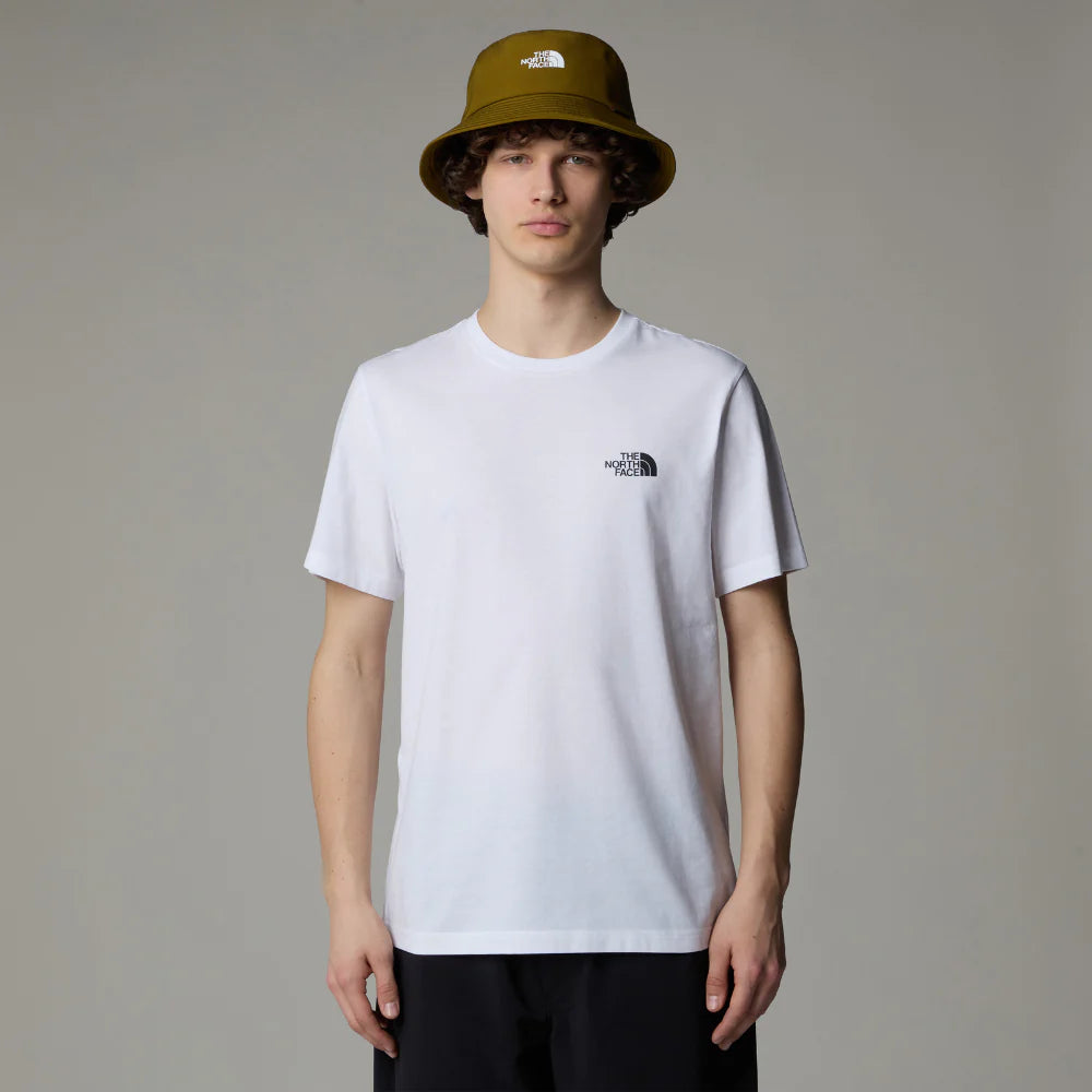 Simple Dome SS Tee in White