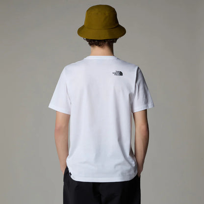 Simple Dome SS Tee in White