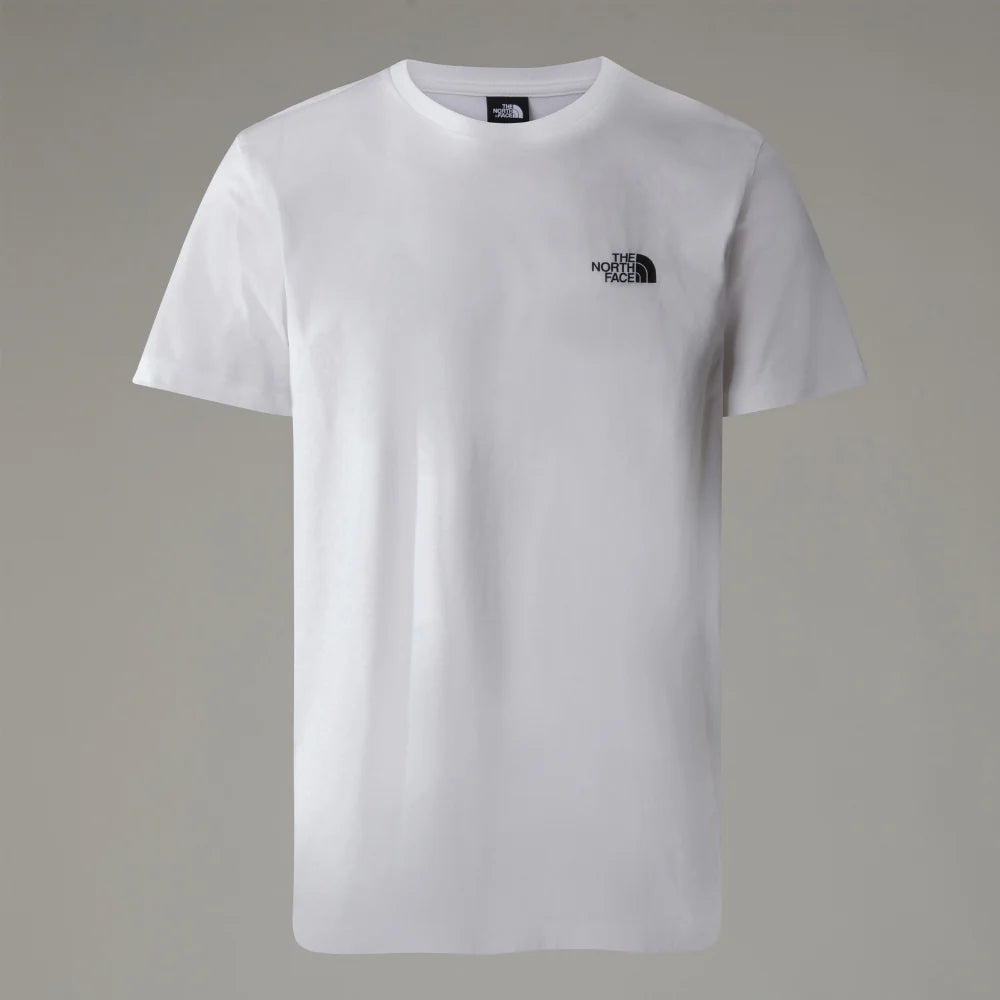 Simple Dome SS Tee in White