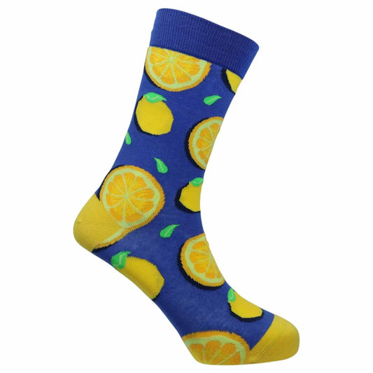 Cotton Summer Lemons Socks