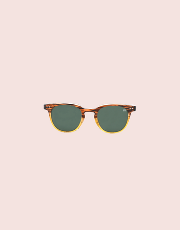 Siya Sunglasses in Brown/Green