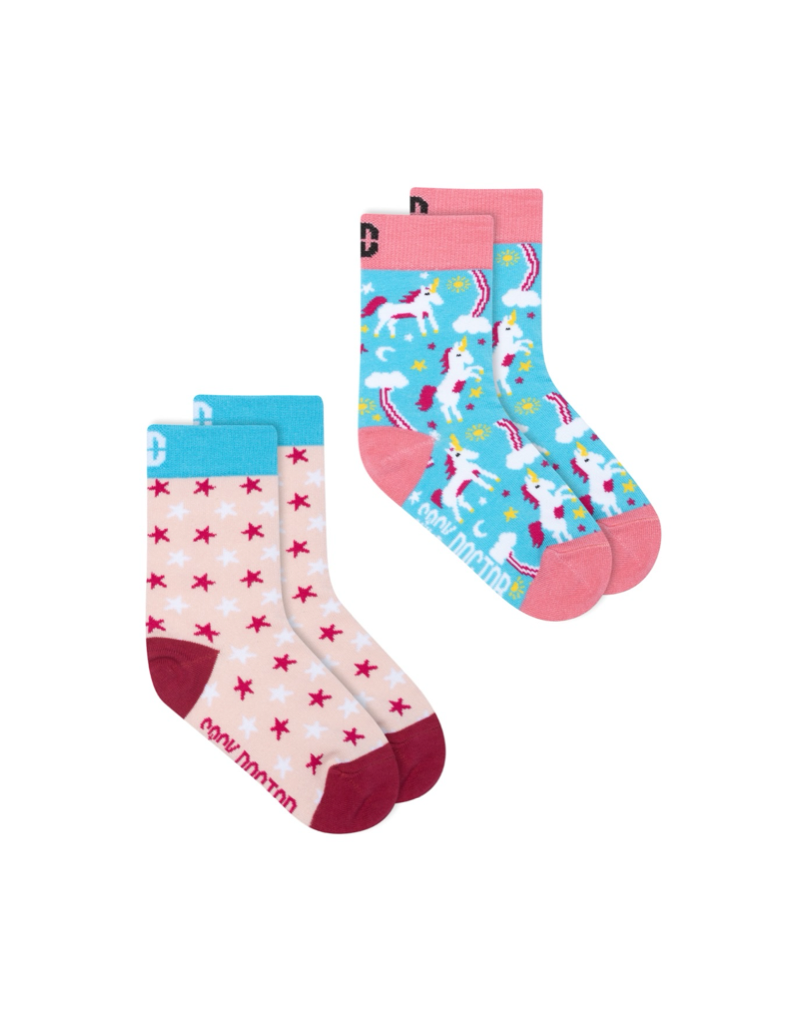 Kids 2 Pack Unicorn Socks