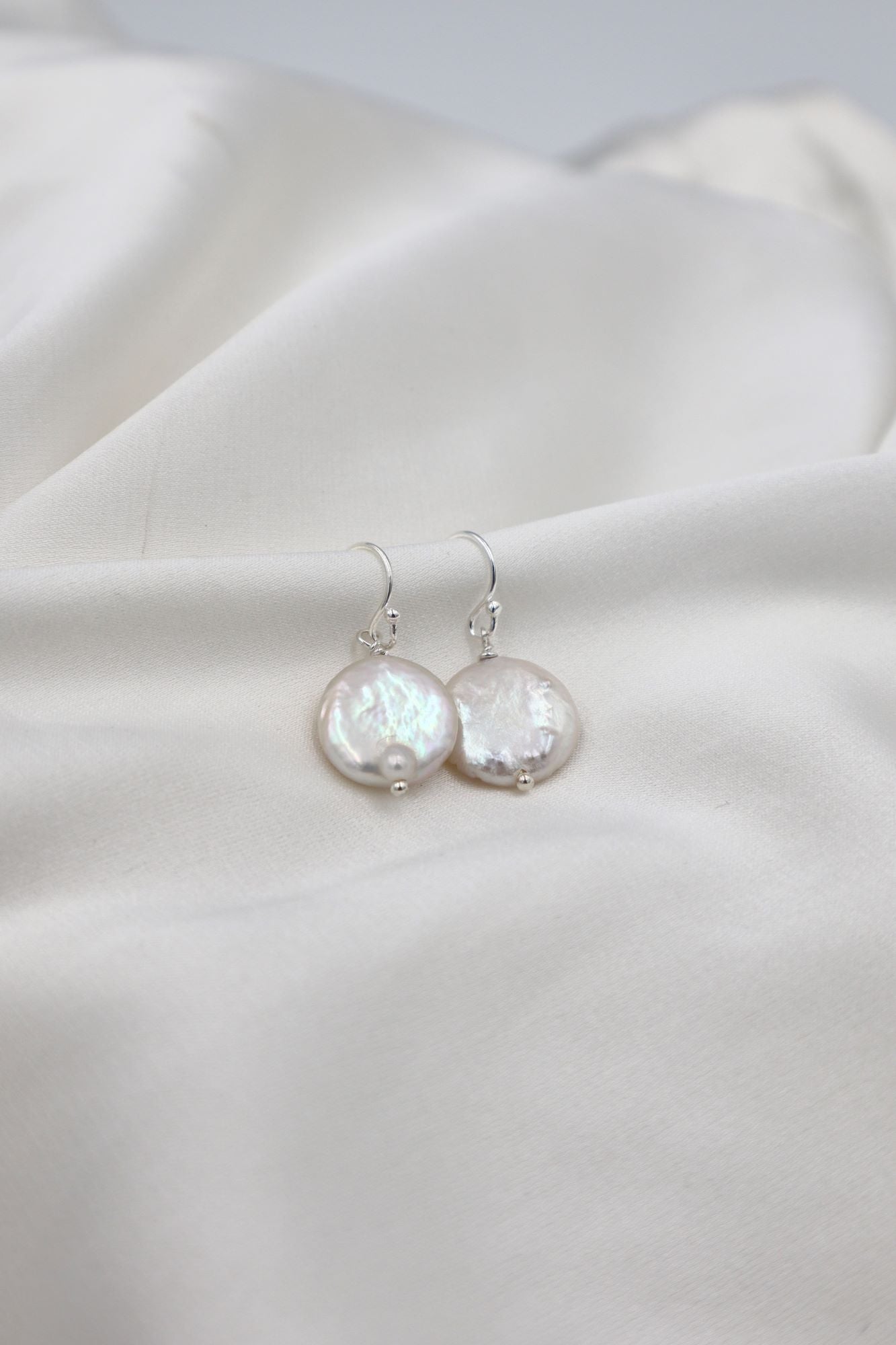 Coin Pearl Earrings