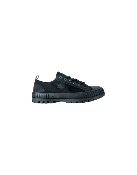 Young Canvas Low Cut Sneaker in Black Mono