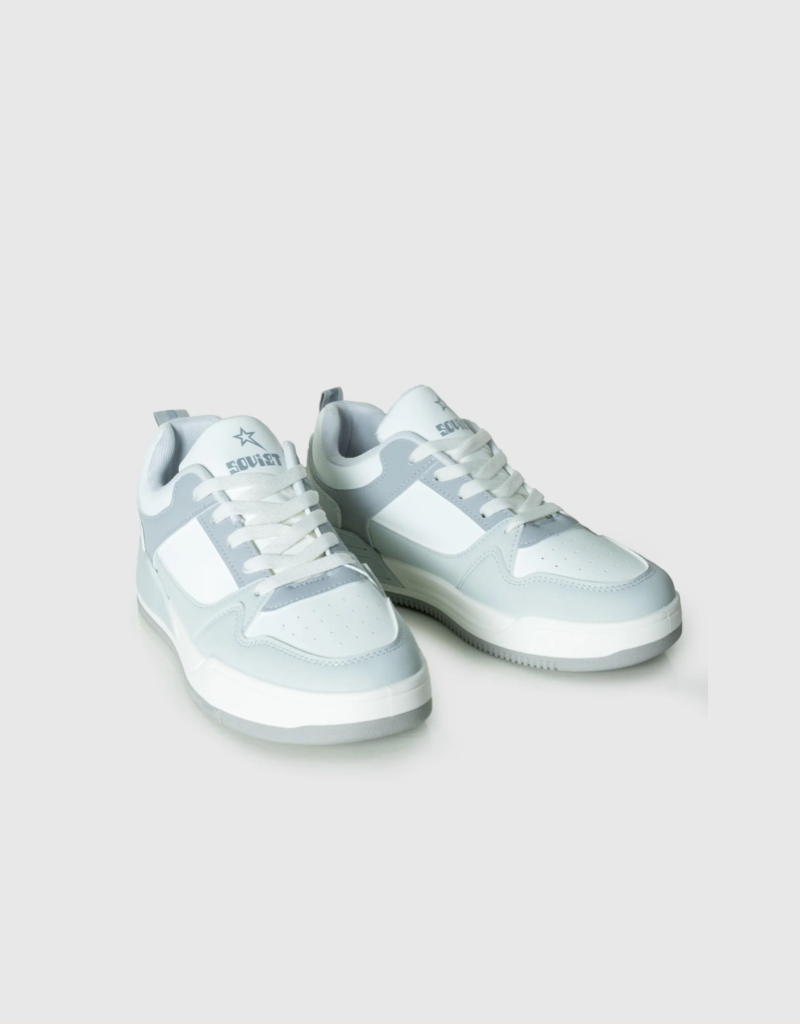 Pablo Low Cut Sneaker in White / Grey