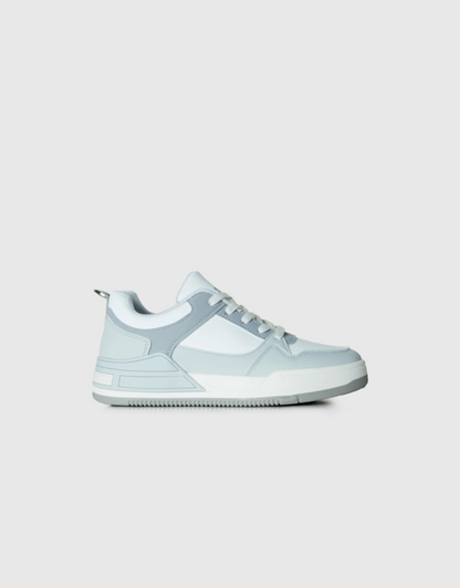 Pablo Low Cut Sneaker in White / Grey