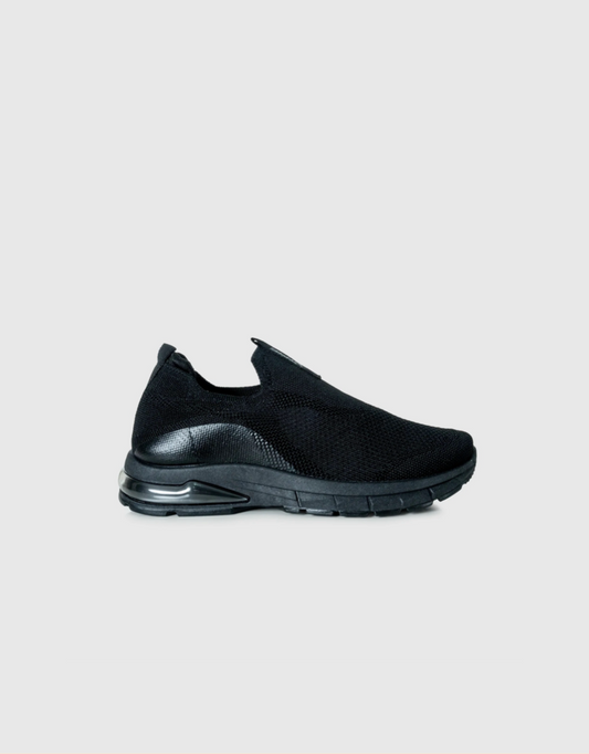 Stormi Slip On Sneaker in Black Mono