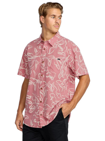 Sundays SS Woven Shirt in Faded Rose