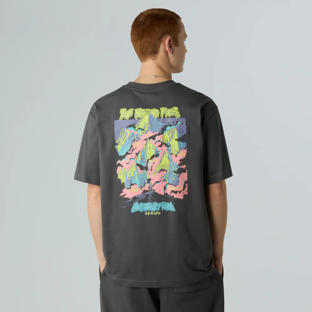 Expedition Celebration Oversized Tee in Anthracite Grey