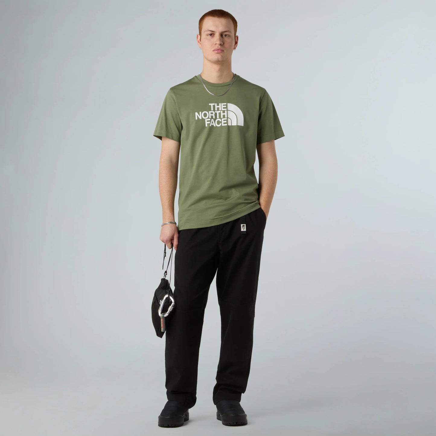Easy SS Tee in Bark Mist