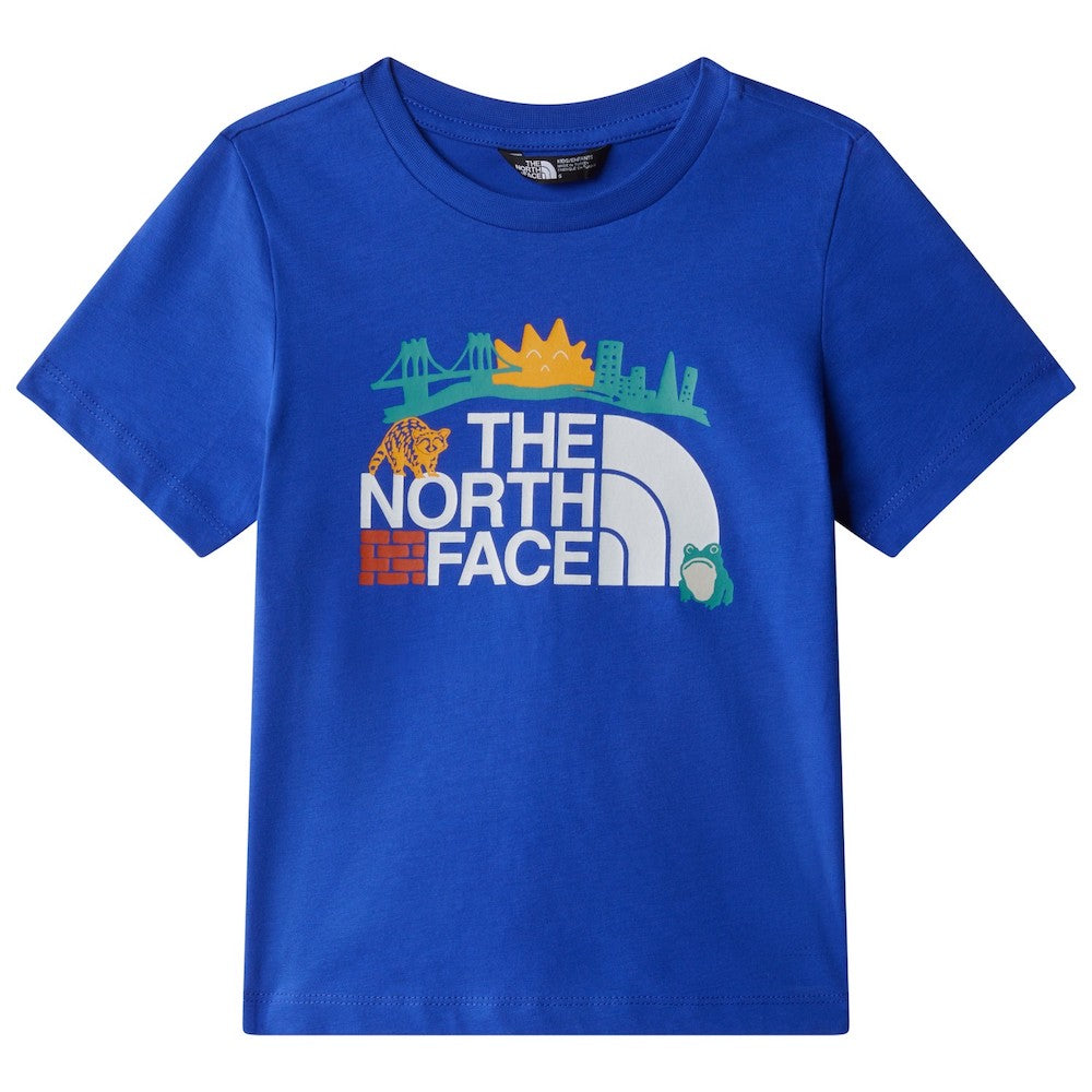 Trail Map Kids T-Shirt in Blue