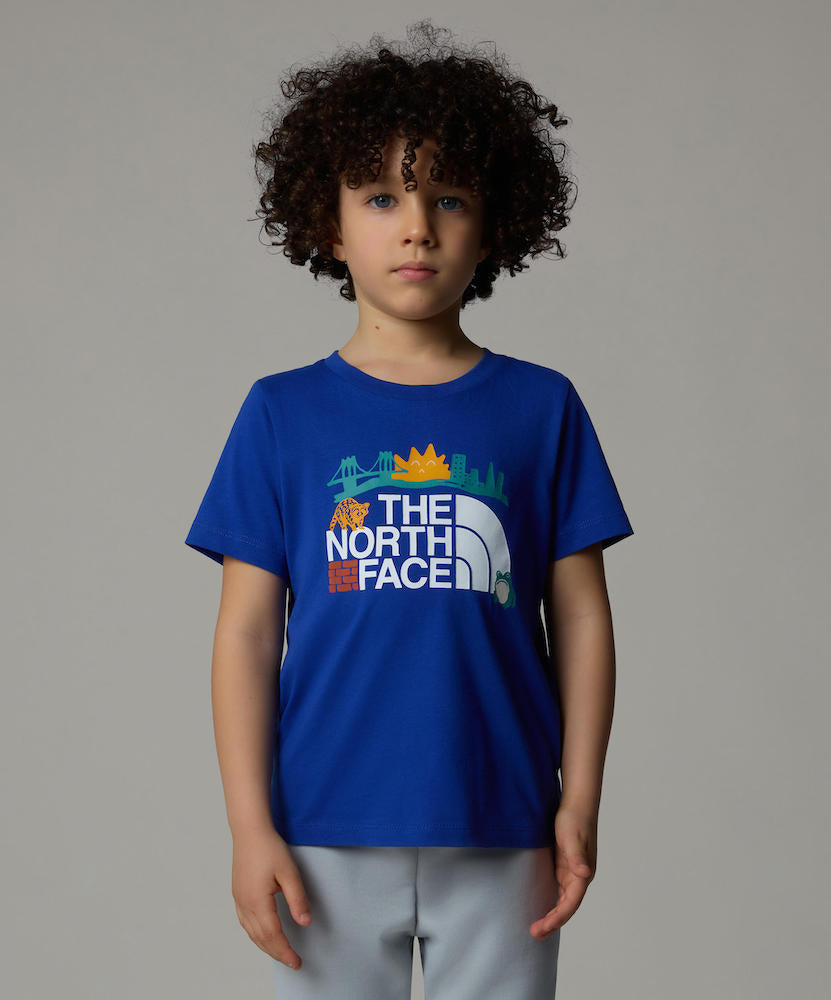 Trail Map Kids T-Shirt in Blue