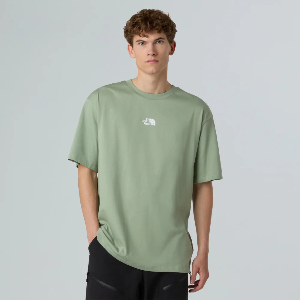 Mountain Fun Oversized Tee in Slate Moss