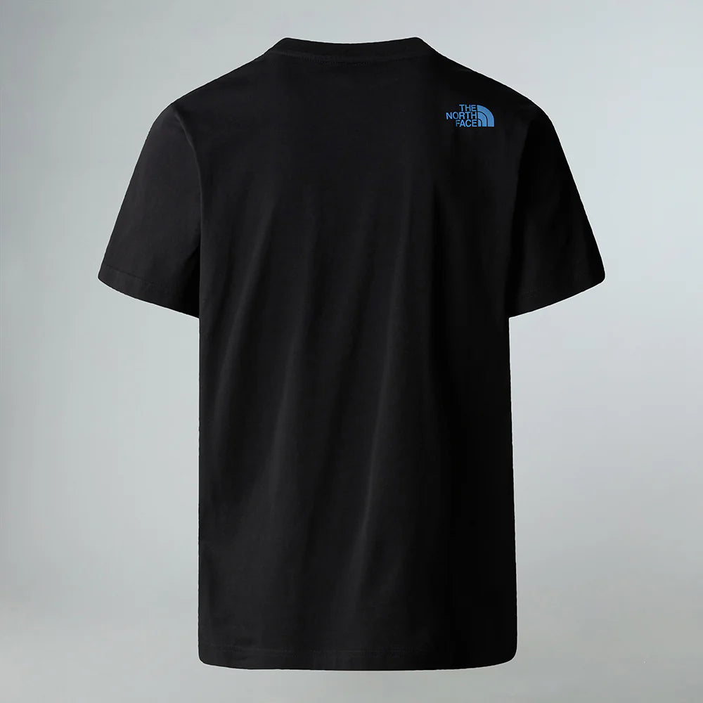 Mountain Line SS Tee in TNF Black