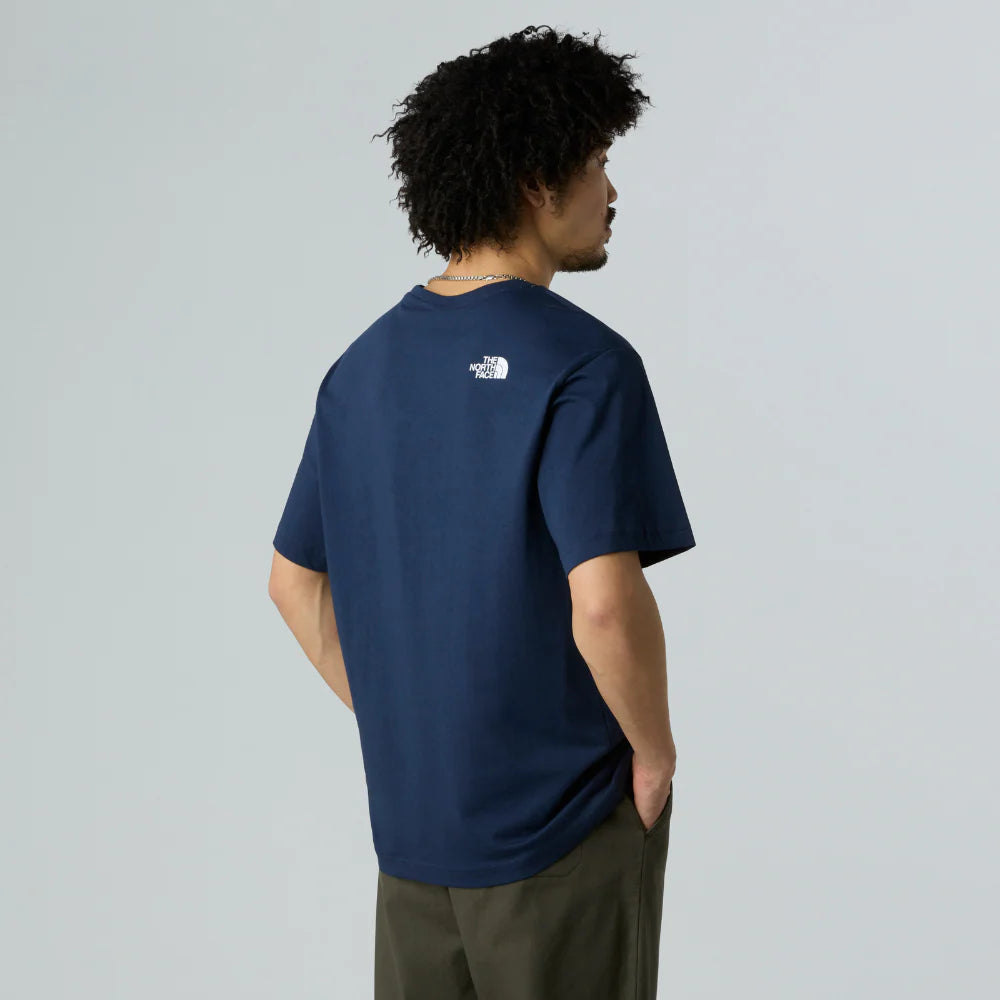 Mountain Relaxed Pocket Tee in Summit Navy