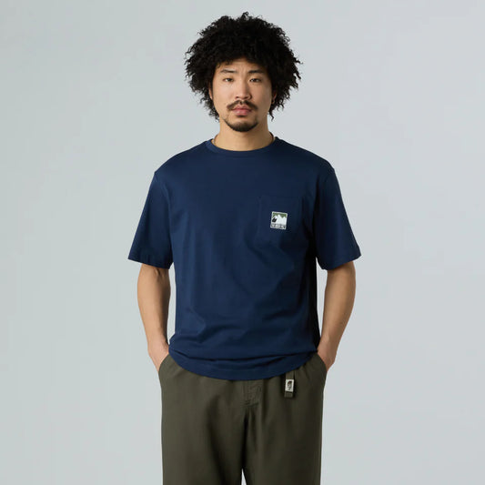 Mountain Relaxed Pocket Tee in Summit Navy