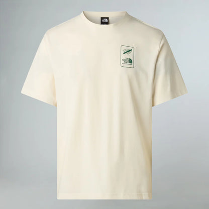 No Signal Relaxed Tee in White Dune