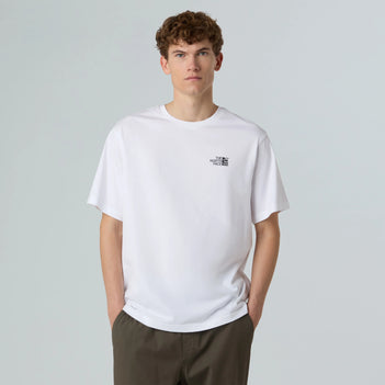 Run Graphic Relaxed Tee in TNF White