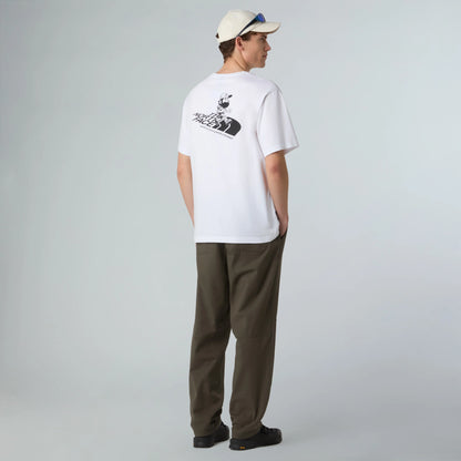 Run Graphic Relaxed Tee in TNF White