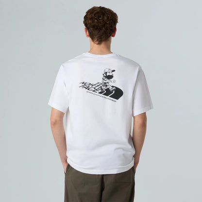 Run Graphic Relaxed Tee in TNF White