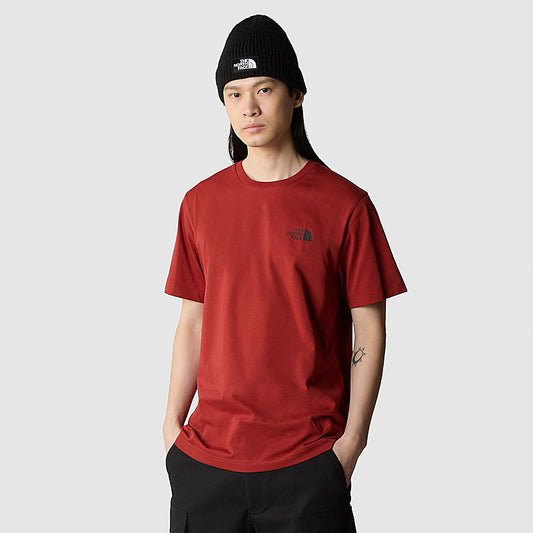 Simple Dome SS Tee in Iron Red