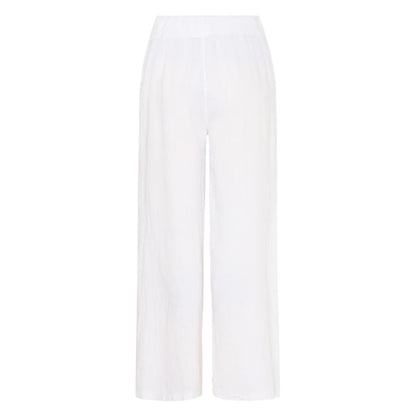 Anette Linen Pants in White