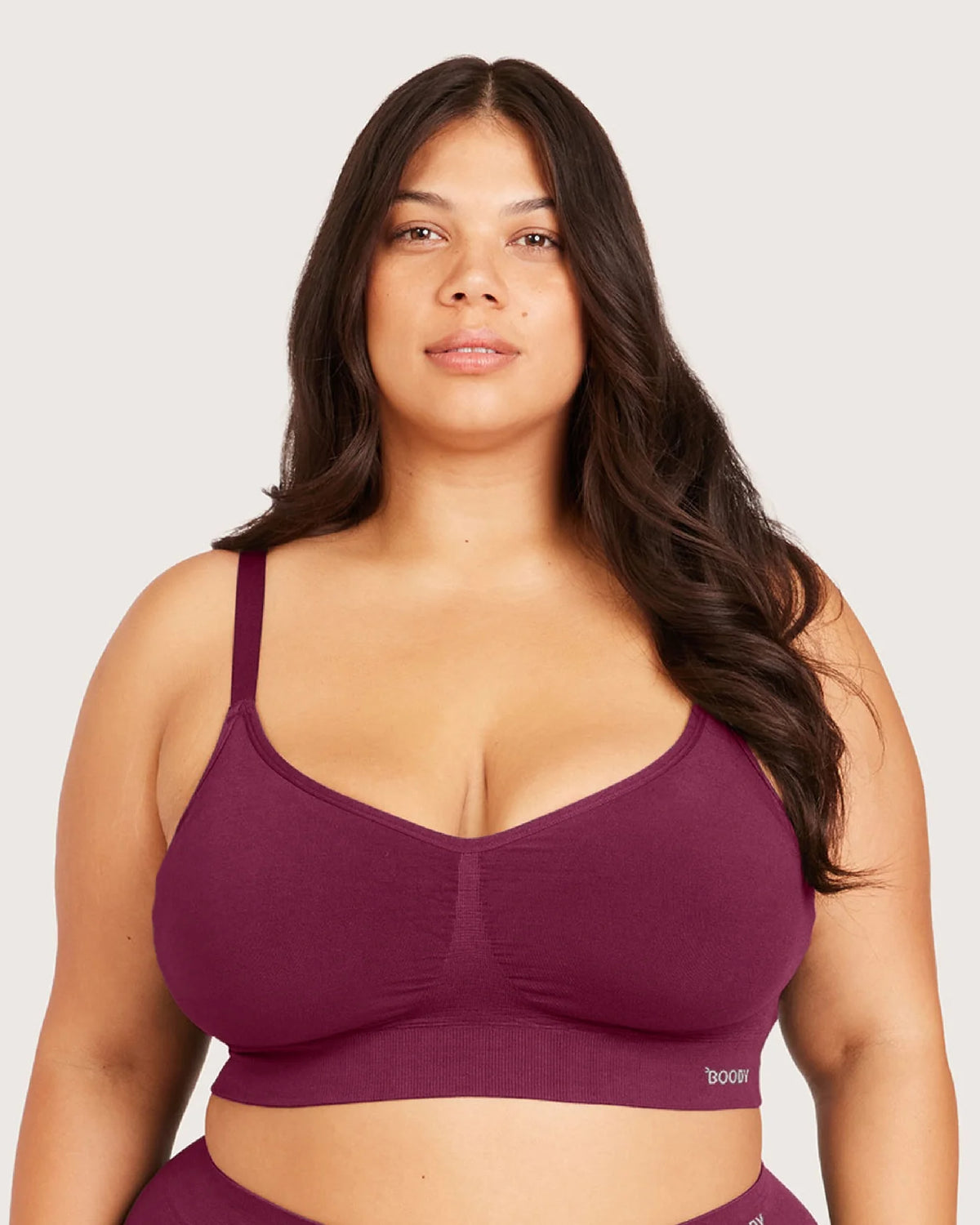Wireless Full Bust T-Shirt Bra in BCA Dark Pink