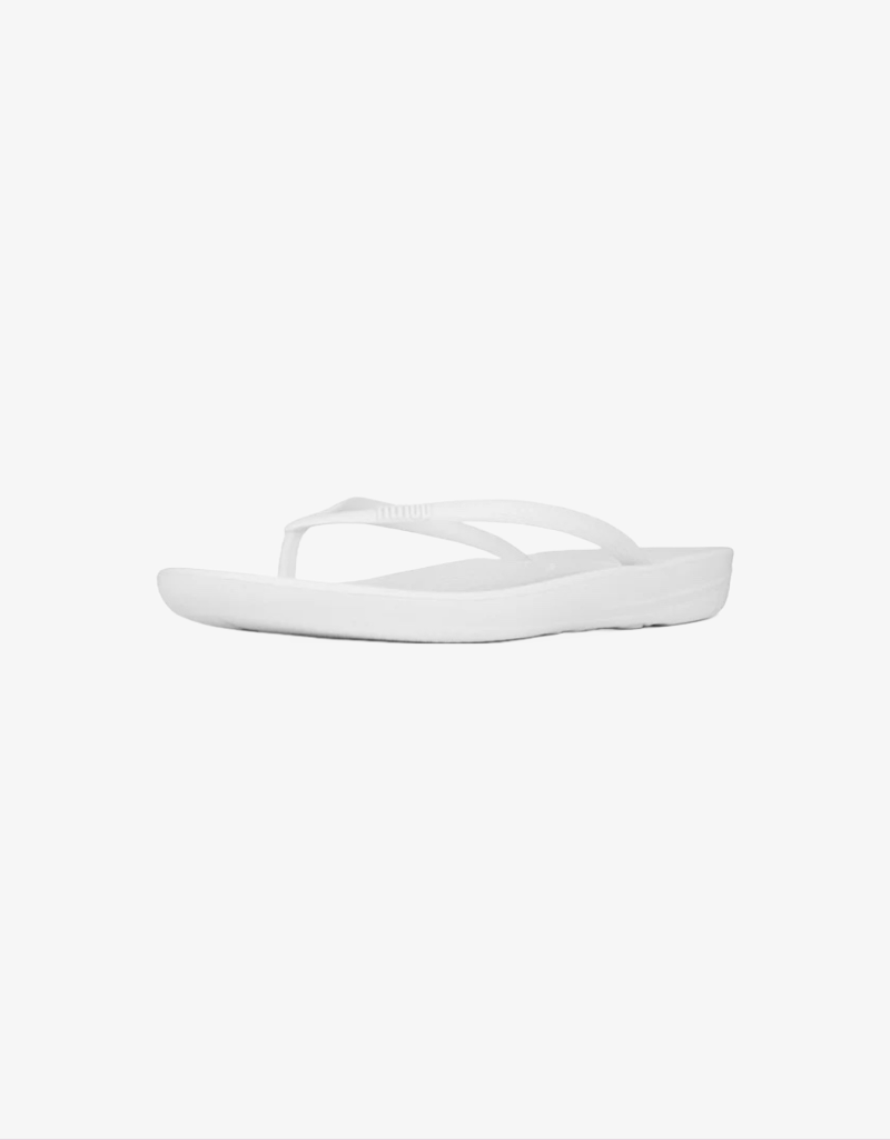 iQushion Flip Flops in Urban White