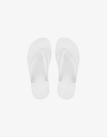 iQushion Flip Flops in Urban White